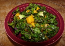 Massaged Kale Salad with Mango and Avocado