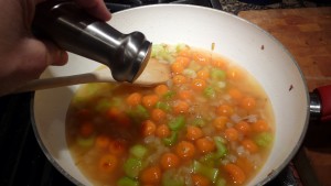 broth and season