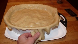 trim dough