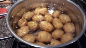 Boil potatoes
